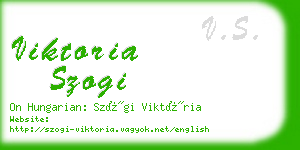 viktoria szogi business card